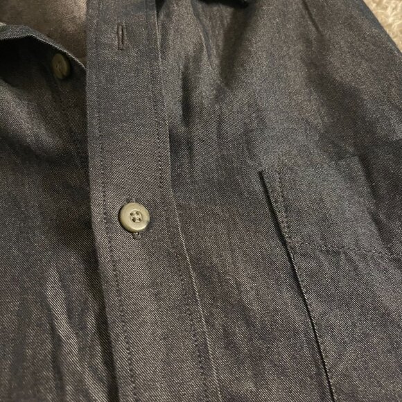 UNTUCKit Charcoal Gray Slim Fit Button Down Small - Picture 7 of 7